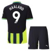 Conjunto (Camiseta+Pantalón Corto) Manchester City Haaland 9 Segunda Equipación 2024-25 - Niño